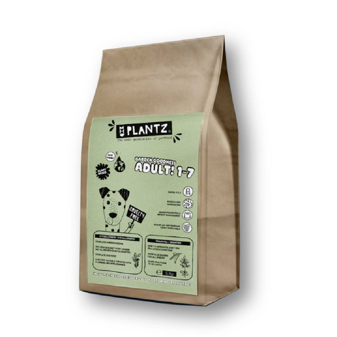 Plantz Garden Goodness Adult | Pienso para perros adultos con yucca y chlorella