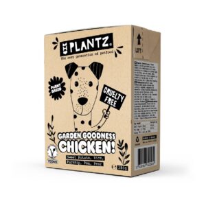 PLANTZ Garden Goodness "No-Pollo" en salsa para perros 380g