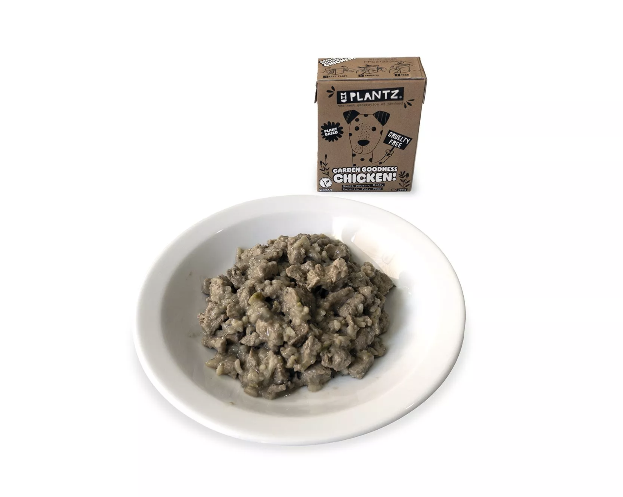 PLANTZ Garden Goodness "No-Pollo" en salsa para perros 380g - Imatge 4