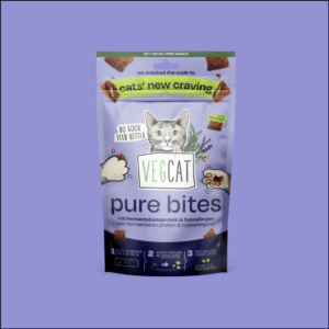 PURE BITES GATO VEGDOG | Snacks veganos cremosos e hipoalergénicos para gatos