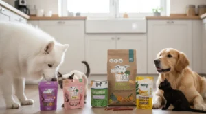 Pienso y snacks veganos perros y gatos