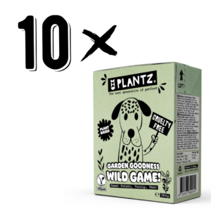 PLANTZ x10 "No-Caza" en salsa para perros 380g