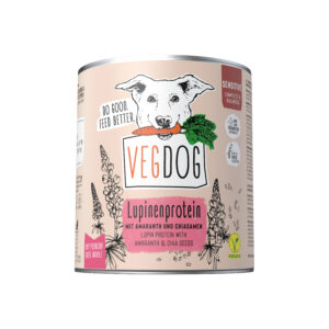 VEGDOG Sensitive Proteínas de altramuz 800g - Comida húmeda para perros