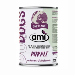 Ami Lata Purple: Comida Húmeda Vegana Perro | Con Arándanos