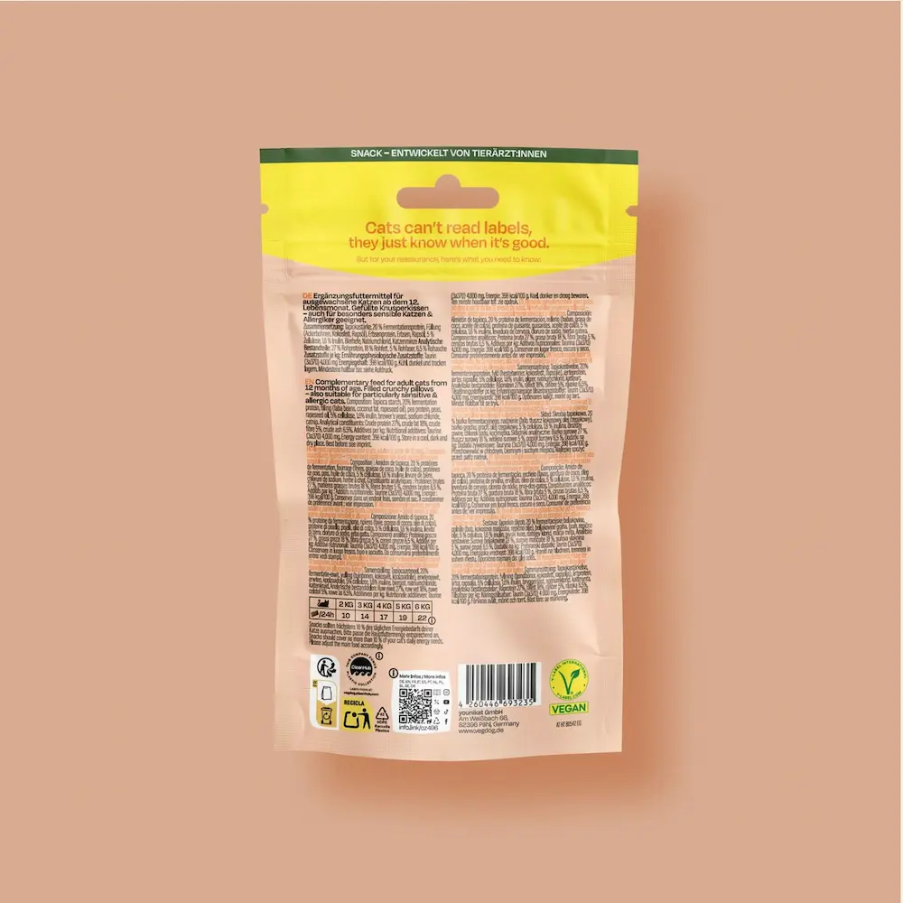 <span class="notranslate">Snacks para Gatos VegCat Digestive | Premios Veganos y Digestivos</span> - Imagen 4
