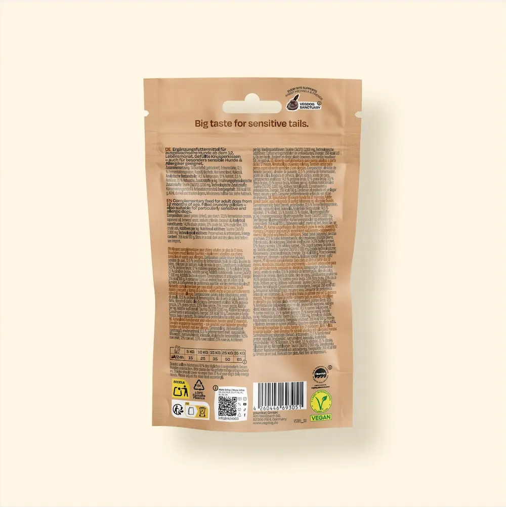 <span class="notranslate">Premios para Perros Pequeños Vegdog Mini Pure Bites: Crujientes y Veganos</span> - Imagen 3
