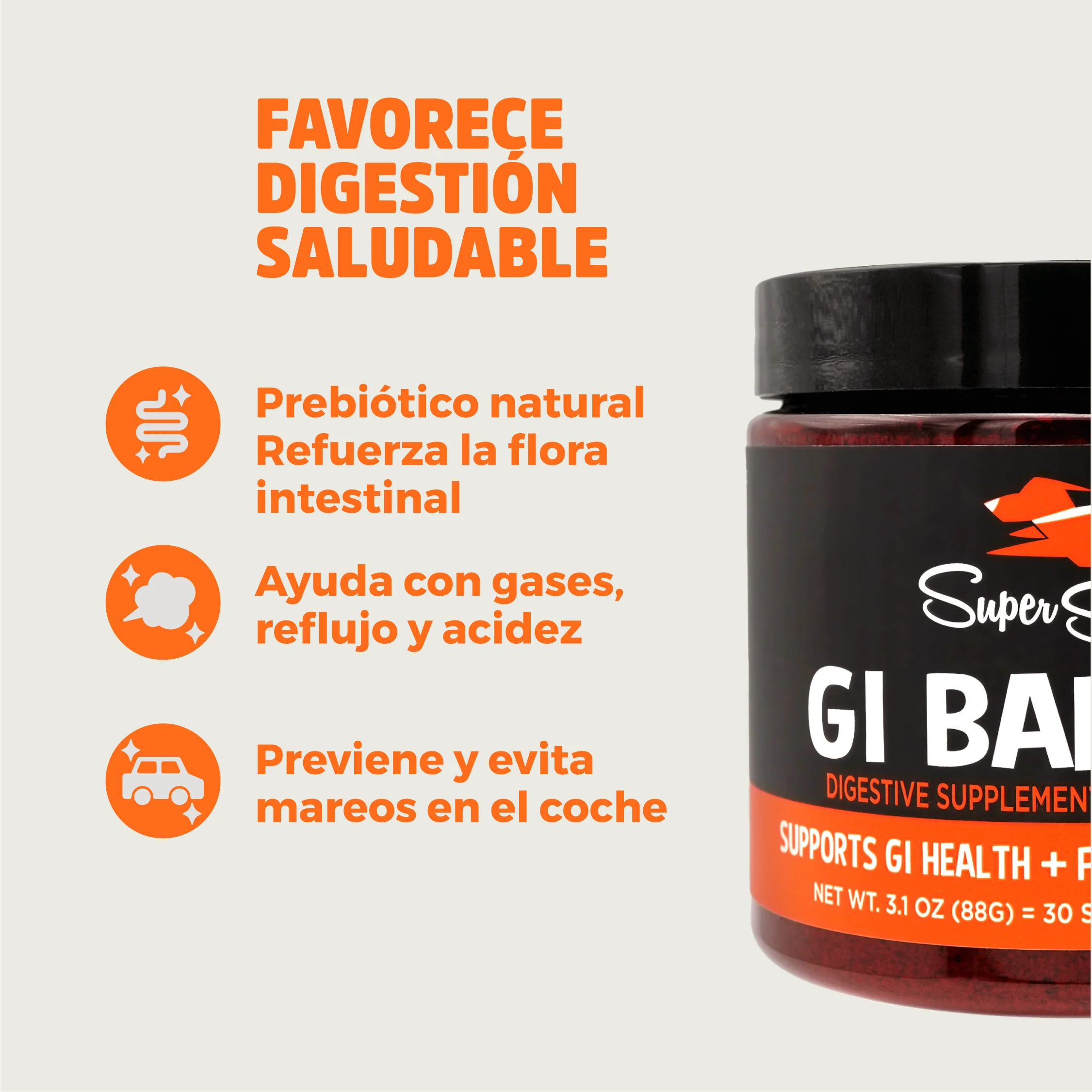 <span class="notranslate">Super Snouts G.I. Balance: Regulador Digestivo Perro | Antiácido y Gases</span> - Imagen 2