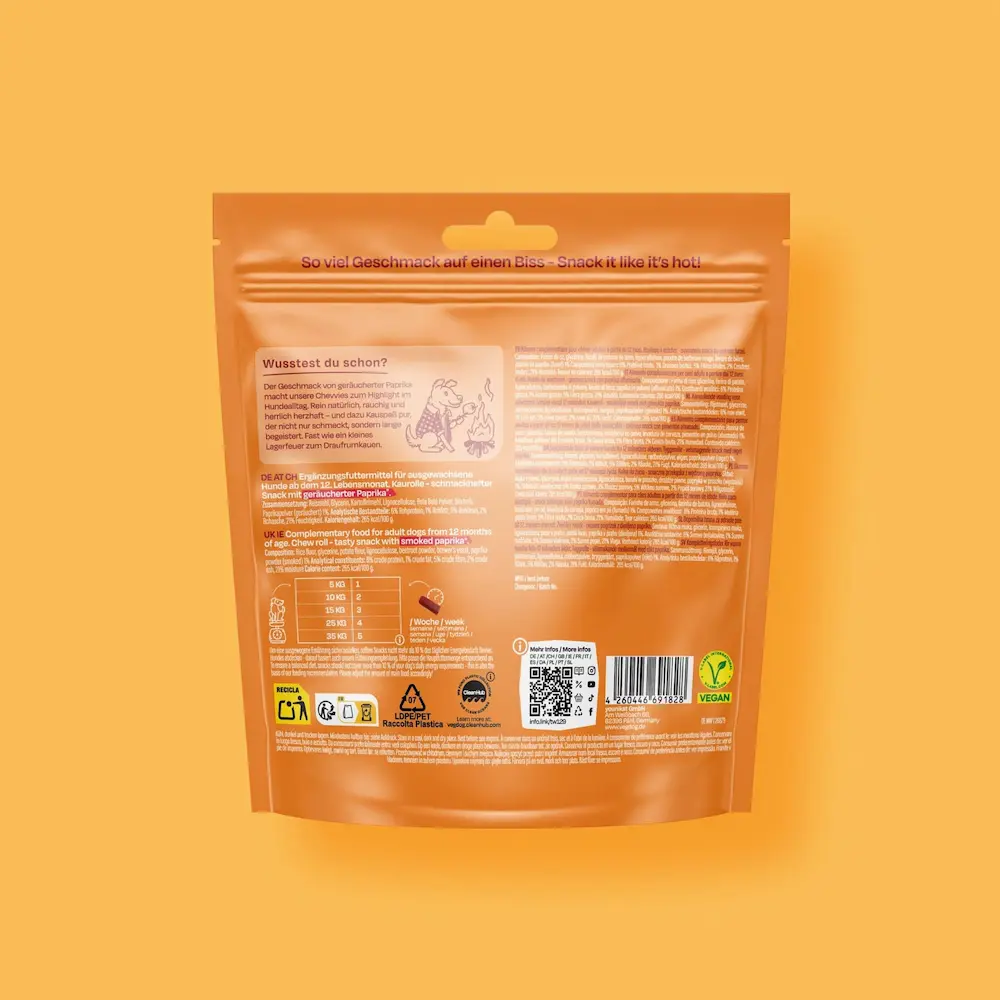 <span class="notranslate">VEGDOG Chevvies Small | Snack Hipoalergénico Perro Pequeño | Sabor Barbacoa</span> - Imagen 2
