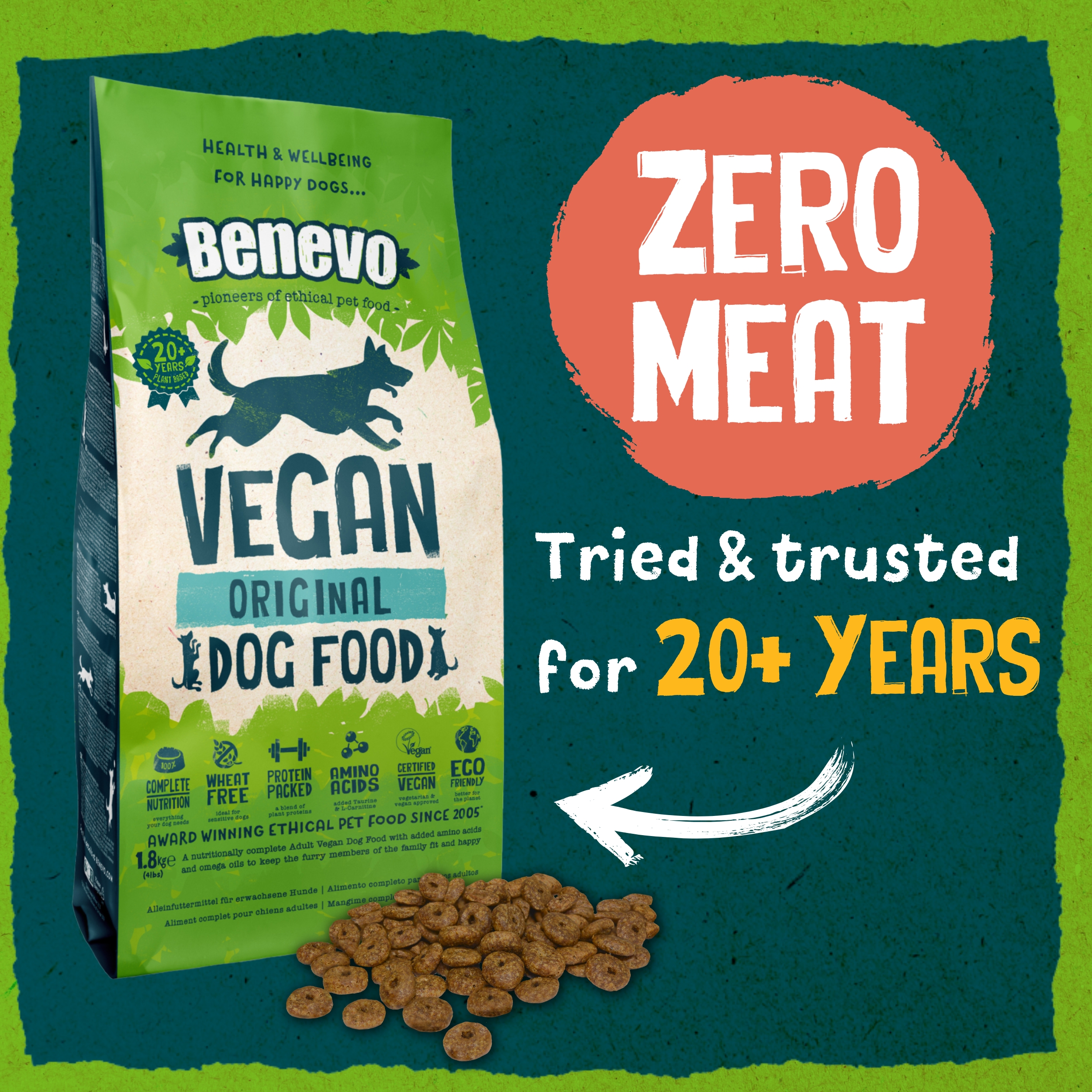 <span class="notranslate">BENEVO Dog Pienso completo vegano para perros</span> - Imagen 5